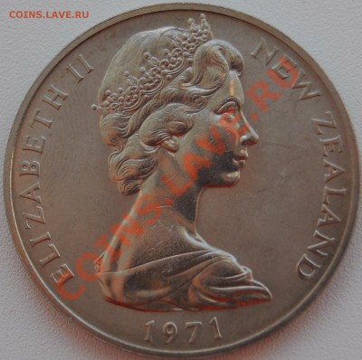 НОВАЯ ЗЕЛАНДИЯ - 1 доллар 1971 - Крона - до 25 июня - 115