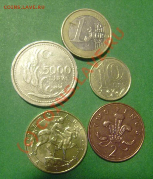 5000 лир 1994 поворотка-180 гр., 2 пенса 1994, 5 лева 1992, - in1.JPG
