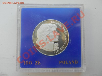 Польша 100 злотых 1976 пруф Костюшко до 22-06-13 22-00 - DSCN2370.JPG