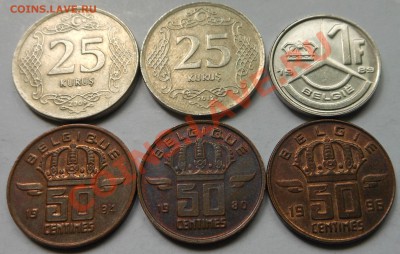 Иностранные монеты 23шт(США,Бельгия,Испания,Турция) - DSCN1875