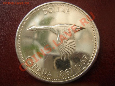Канада: Ag-500(800) 1 доллар 1967 BUNC до 25.06.13, 22-00 - Канада доллар 1967-1.JPG