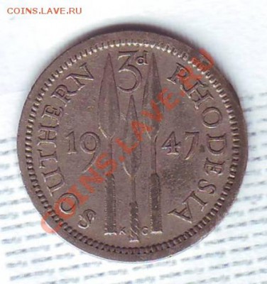 Ю.Родезия.3 Пенса.1947.Копья. до 26 Июня - 19470033.JPG