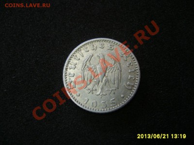 Третий Рейх, 50 РЕЙХСПФЕННИГОВ 1935А ( Al )!!до 24.06.2013 - S6000414.JPG