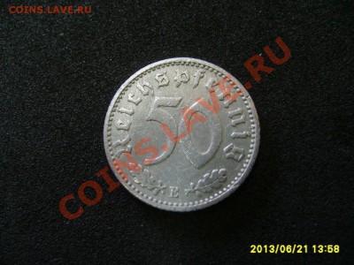 Третий Рейх, 50 РЕЙХСПФЕННИГОВ 1939 Е ( Al )!!до 24.06.2013 - S6000421.JPG