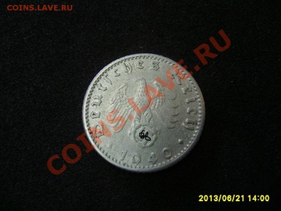 Третий Рейх, 50 РЕЙХСПФЕННИГОВ 1940 D ( Al )!!до 24.06.2013 - S6000428.JPG