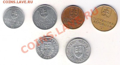 Словения 6 монет до 27.06 до 22.00 по МСК - Словения 4 монеты 42-06 1 1