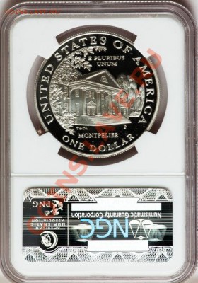 1999-P $ 1 Долли Мэдисон Серебряный доллар PR69 Ультра Камея NGC. - lf