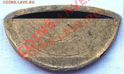 5 копеек ал.бронза брак + гладкий гурт - 5к19--брак