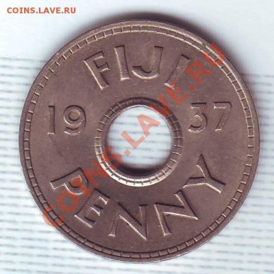 Брит.Фиджи.Пенни.1937.Георг 6. до 1 Июля. - 19370029.JPG
