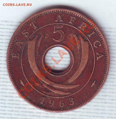 Брит.Вост.Африка.5 Центов.1963.Елизавета 2. до 1 Июля - 1963  5.JPG