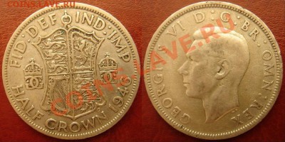 2 кроны 1946 Георг 6 до 01.06 22- - Полукрона 1946.JPG