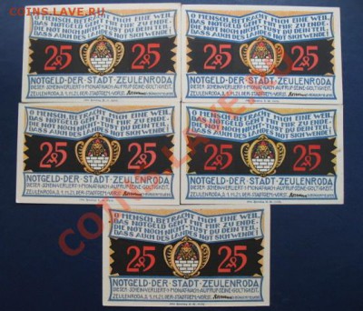 1921 Zeulenroda, 5*25 пф, до 02.07 в 21-00 мск - 25 з