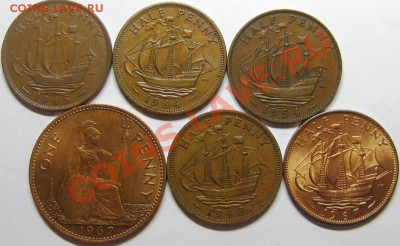 2 пенни Англии 1945,54,62,64,67; пенни 1967 до 30.06 - IMG_6640.JPG
