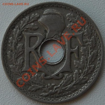 ФРАНЦИЯ  - 25 сантимов 1917 - до 2 июля - 496