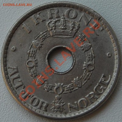 НОРВЕГИЯ - 1 крона 1950 - до 2 июля - 473