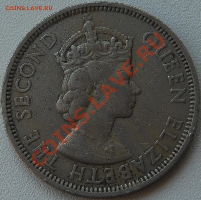 БРИТАНСКИЙ МАВРИКИЙ - 1 рупия 1964 - до 2 июля - 458