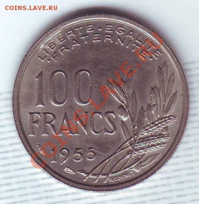 Франция.100 Франков.1955.Блеск!!! до 2 Июля - 19550021.JPG