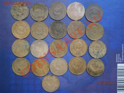 2 копейки СССР до 1961 года 21 шт .до 01.07.13 в22.00 по Мск - P6160160.JPG