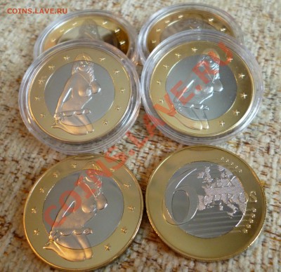 6 Секс Евро (8 шт.) в России. Другие монеты из Китая. - 6Euros