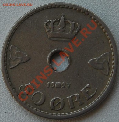 НОРВЕГИЯ - 50 эре 1927 - до 3 июля - 483