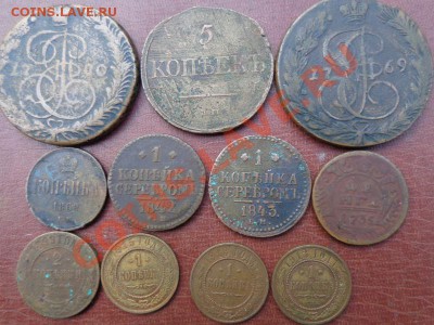 царская медь 1 копейка 1843 г  .Е.М 1842 С.М пятаки - DSC00085.JPG