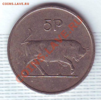 Ирландия.5 Пенсов.1971.Бык. до 4 Июля - 1971 ир0001.JPG