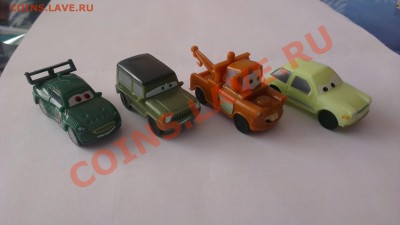 Игрушки от киндер сюрпризов - тачки