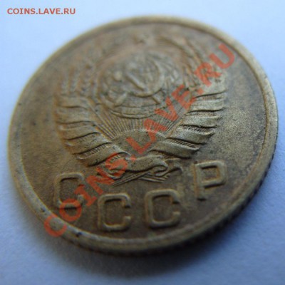 1 копейка 1938 сдвоенная Р, С и справа герба края ленты - 1к1938-СР-а2