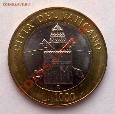БИМ - Ватикан 1000 лир 2000 Свидетели веры 06.07 22.00 - 140320138010