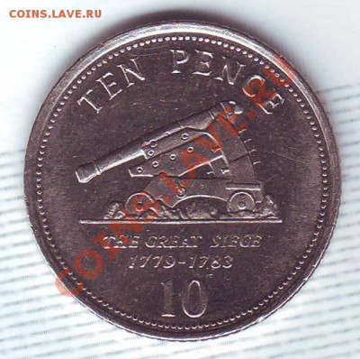 Гибралтар.10 Пенсов.2008.Пушка. до 6 Июля - 20080018.JPG