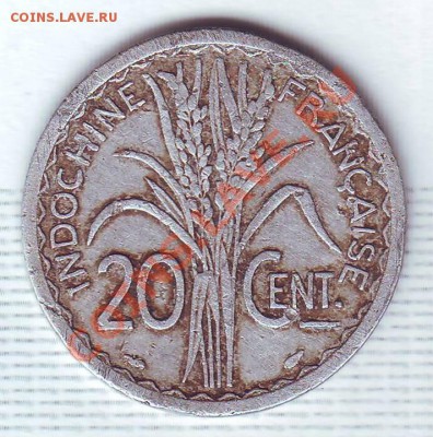 Франц.Индокитай.20 Сантимов.1945. до 6 Июля - 19540019.JPG