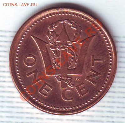 Барбадос.Цент.2001.Трезубец. до 6 Июля - 20010020.JPG