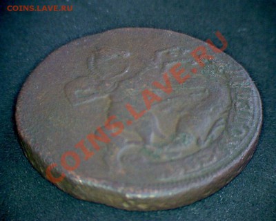 2 копейки 1757 г. гурт сетч. "Всадник без головы" - 3