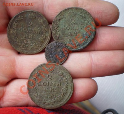 Полушка Сибирь 1770+2 копейки 1814ЕМ, 1817 КМ 7.07 22.00 МСК - P5150799.JPG