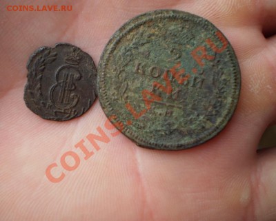 полушка Сибирь 1770,2 копейки 1813 КМ АМ до 7.07 22.00 МСК - P5150812.JPG