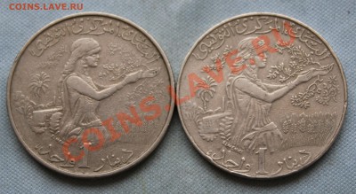 С рубля ТУНИС  1 динар 1976г. и 1997г. РАЗНЫЕ  до 7.07.13г. - IMG_5091.JPG
