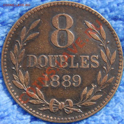 ГЕРНСИ - 8 дублонов 1889 H - до 9 июля - 771