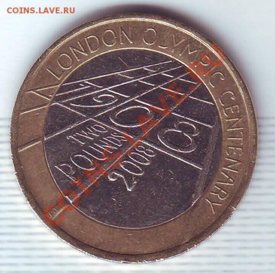 В.Британия.2 Фунта.2008.Олимпийское столетие.до 9 Июля - 20080022.JPG