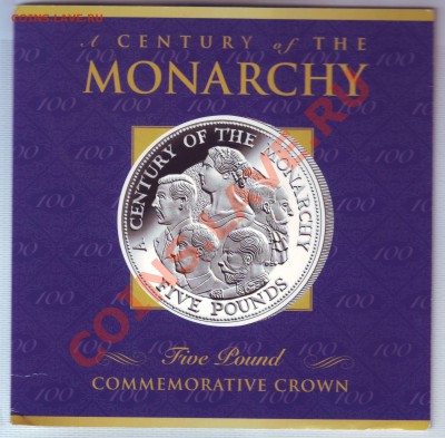 Гернси.5 Фунтов.2000.Столетие монархии.до 9 июля - 20000015.JPG