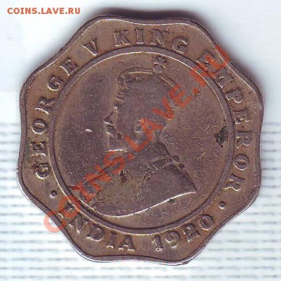 Брит.Индия.4 Анны.1920.Георг 5.до 9 Июля - 19200010.JPG