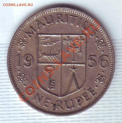 Брит.Маврикий.Рупия.1956. до 9 Июля - 19560020.JPG