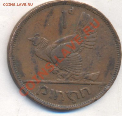 Ирландия 1 пенни  1942 г.До 6.07.13 г. 22-00 МСК . - ирл1