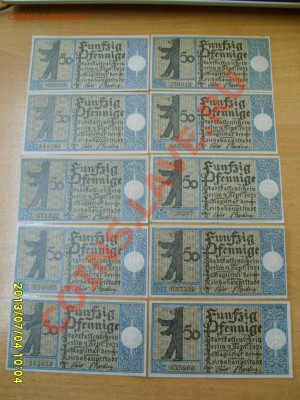 БЕРЛИН,2 марки 1922*10 шт+50 пф 1921*20 шт,нотгельды!!до7.07 - S6000685.JPG