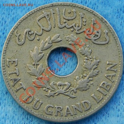 ФРАНЦУЗКИЙ ЛИВАН - 1 пиастр 1925 - до 10 июля - 839