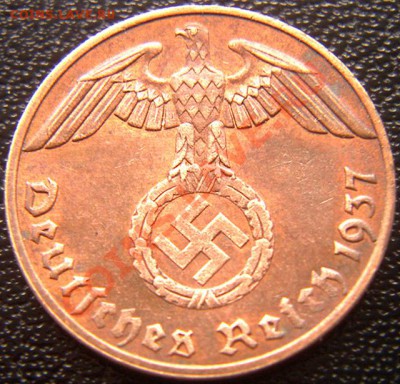 Германия (3-й Рейх)_1 рейхспфенниг 1937(А); до 04.07_22.04мс - 5848