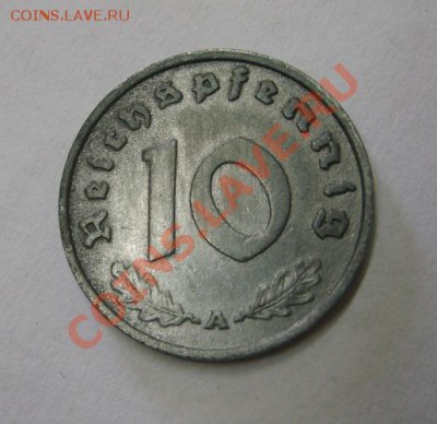 Третий Рейх,10 РЕЙХСПФЕННИГОВ 1940 А ( Zi )!!до 06.07.2013 - S6000740.JPG