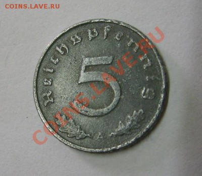 Третий Рейх,5 РЕЙХСПФЕННИГОВ 1942 А ( Zi )!!до 06.07.2013 - S6000732.JPG
