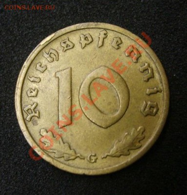 ГЕРМАНИЯ,10 РЕЙХСПФЕННИГОВ 1939 G !!до 06.07.2013 - S6000744.JPG