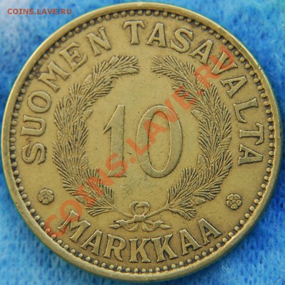 ФИНЛЯНДИЯ - 10 марок 1930 - до 11 июля - 065