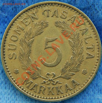 ФИНЛЯНДИЯ - 5 марок 1931 - до 11 июля - 073